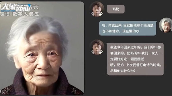 Cháu “hồi sinh” bà đã mất nhờ AI gây bão mạng ở Trung Quốc