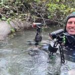 Rùng mình phút đối mặt với trăn khổng lồ dài hơn 7m