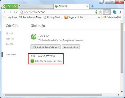 Trình duyệt đã lỗi thời