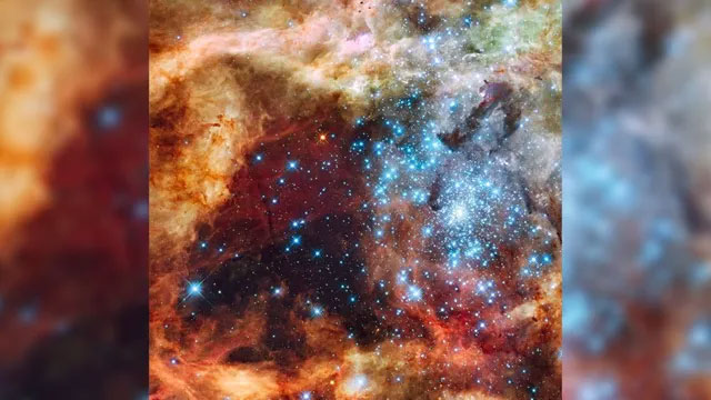tinh-van-doranus Một hình ảnh ngoạn mục từ Hubble cho thấy "vườn ươm sao" khổng lồ trong Tinh vân 30 Doradus.