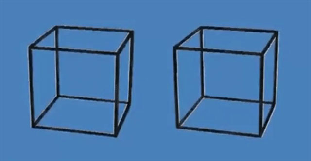 Ảo ảnh này sẽ đánh lừa bộ não bạn rằng hai khối lập phương đang di chuyển!