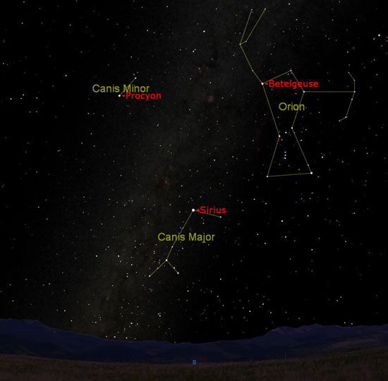 Procyon 10 ngôi sao sáng nhất trên bầu trời