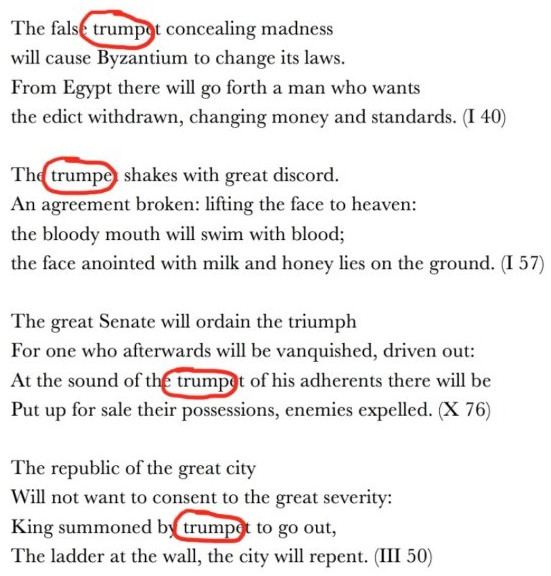 Những câu thơ của nhà tiên tri Nostradamus ám chỉ về Tổng thống Trump và những hậu quả do ông để lại.