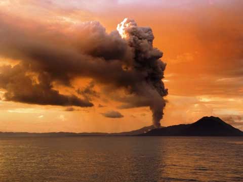 Ánh sáng báo hiệu núi lửa Ánh sáng báo hiệu núi lửa