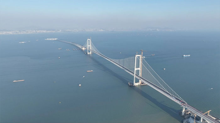 Dự án cầu Thâm Quyến - Trung Sơn dự kiến đi vào hoạt động từ tháng 6/2024.