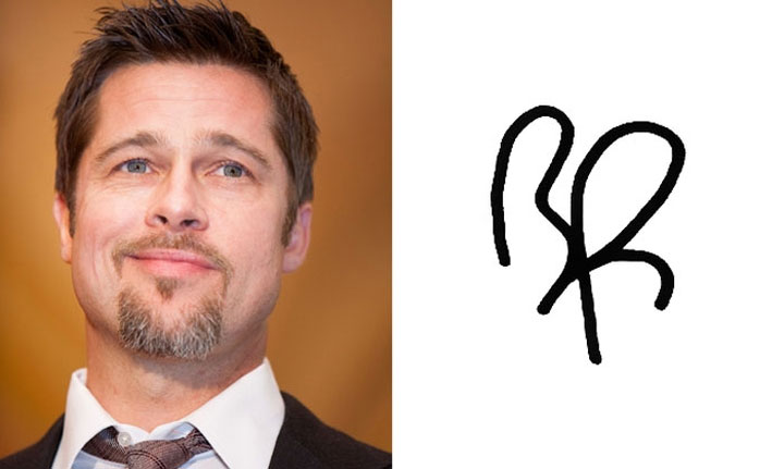Chữ ký của Brad Pitt đơn giản đến không ngờ...
