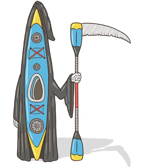 noi-so-thuyen-kayak Nỗi sợ thuyền kayak