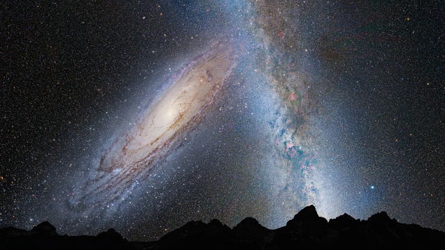 Trong hàng tỷ năm tới, thiên hà Andromeda và Milkyway sẽ vẫn va chạm với nhau.