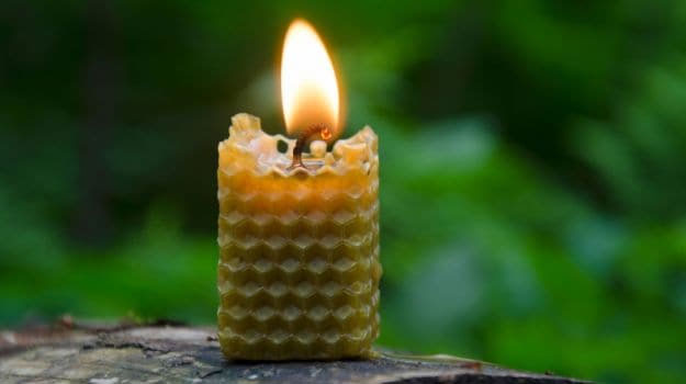 nen-sap-ong Nến sáp ong có tác dụng thanh lọc không khí trong nhà