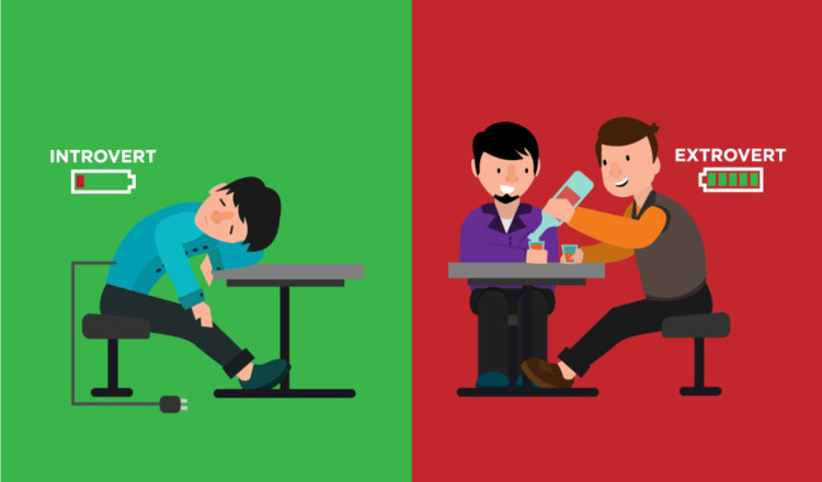 Nhiều người lầm tưởng chỉ giao tiếp mới quyết định xem ai là hướng nội, ai là hướng ngoại.