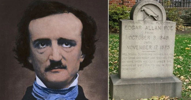cai-chet-cua-edgar-allan-poe Edgar Allan Poe, một nhà văn người Mỹ, qua đời vào ngày 7 tháng 10 năm 1849