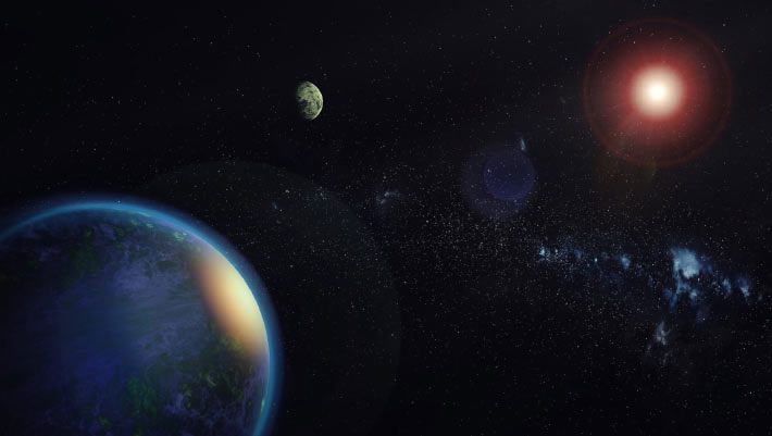 hanh-tinh-gliese-1002 Ảnh đồ họa mô tả hai "bản sao Trái đất" vừa được phát hiện