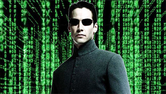 the-matrix Hình ảnh trong bộ phim khoa học viễn tưởng "Ma trận".